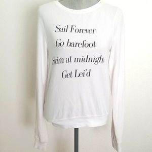 Wildfox Lightweight Baggy Sweatshirt! Sz XS